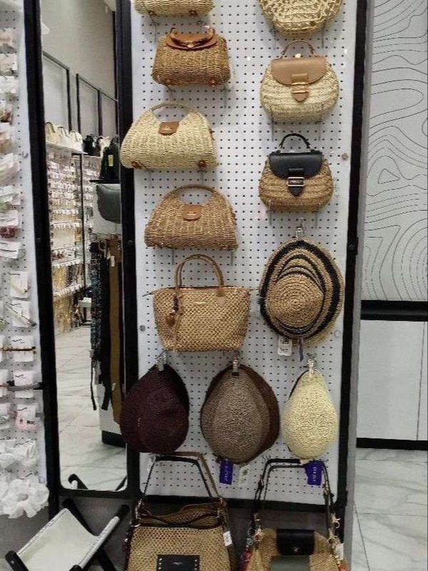 Соломенные летние сумки