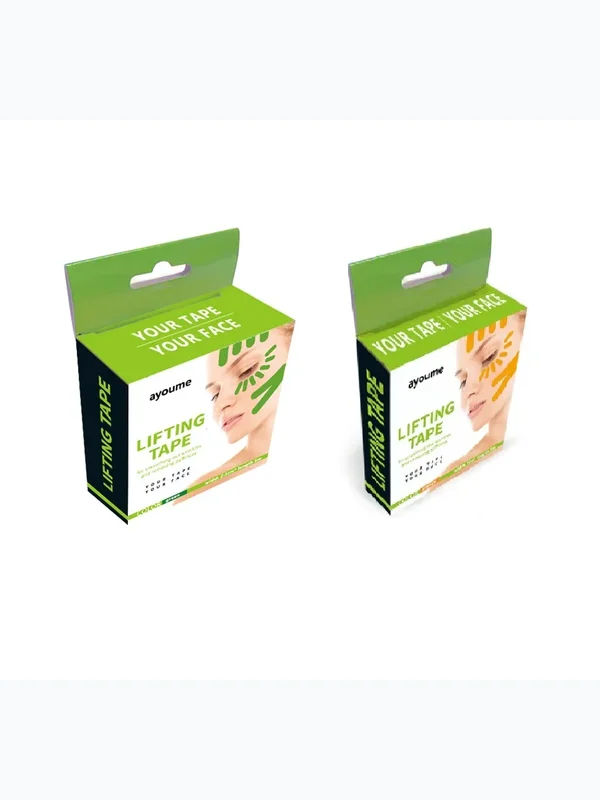 AYOUME Кинезио тейп для подтяжки лица KINESIOLOGY TAPE ROLL (1 см*5м +2,5 см*5 м)