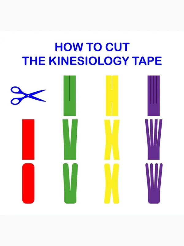 AYOUME Кинезио тейп для подтяжки лица KINESIOLOGY TAPE ROLL (1 см*5м +2,5 см*5 м)