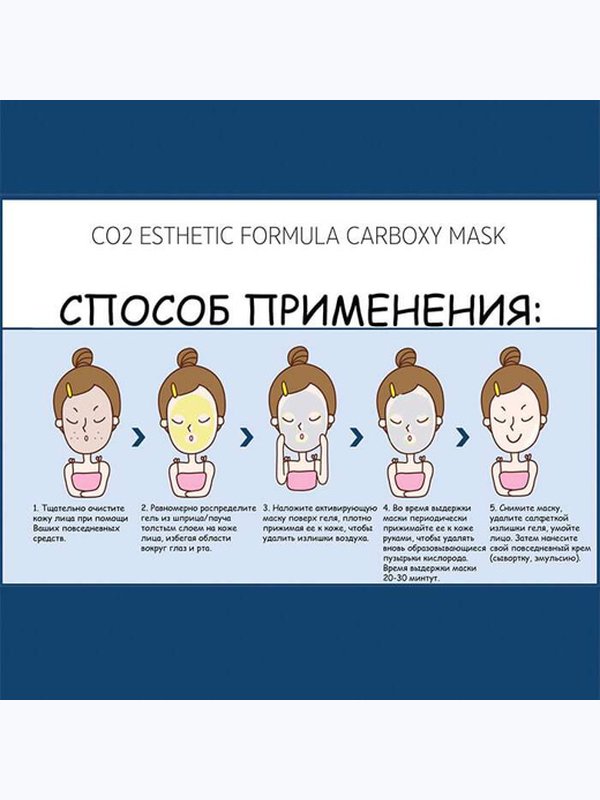 [ESTHETIC HOUSE] КАРБОКСИТЕРАПИЯ CO2 Esthetic Formula Carbonic mask