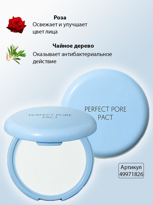 Компактная пудра для кожи с расширенными порами THE SAEM Saemmul Perfect Pore Pact