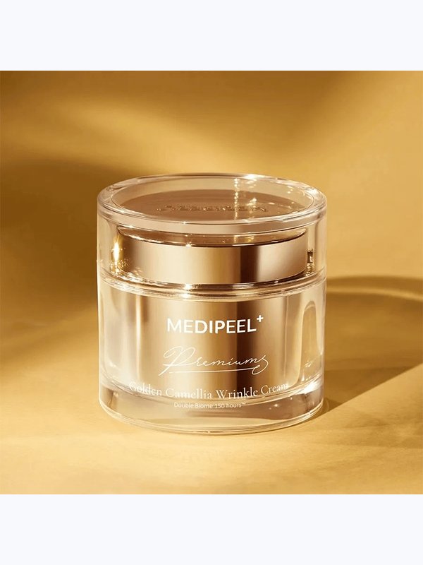 Премиальный омолаживающий крем MEDIPEEL⁺ Premium Golden Camellia Cream (50g)