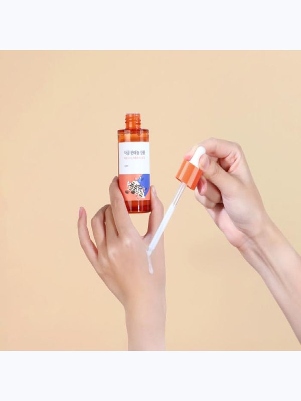 Ампула барьерная с чёрной соей и пантенолом Round Lab Soybean Panthenol Ampoule 50 ml