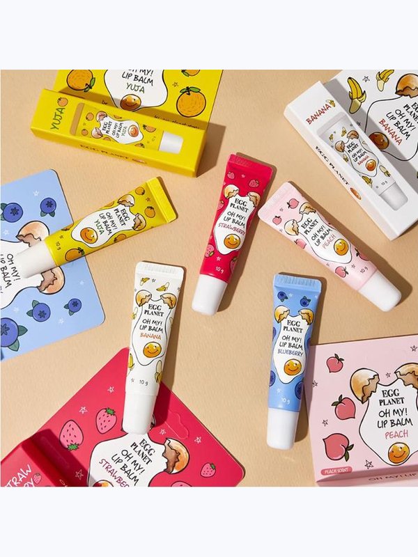 Бальзам для губ с растительным экстрактами EGG PLANET Oh My! Lipbalm, 10мл