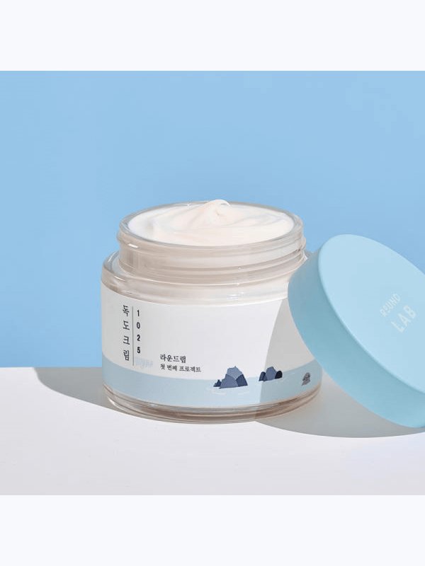 Лёгкий увлажняющий крем с комплексом минералов Round Lab 1025 Dokdo Light Cream, 80мл
