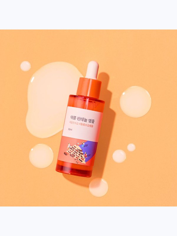 Ампула барьерная с чёрной соей и пантенолом Round Lab Soybean Panthenol Ampoule 50 ml