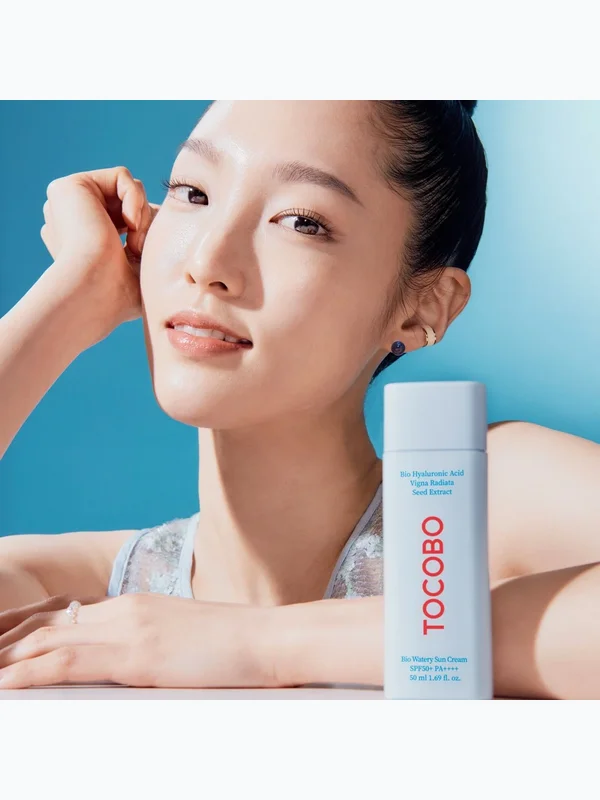 Лёгкий увлажняющий солнцезащитный крем Tocobo Bio Watery Sun Cream SPF50+, 50мл