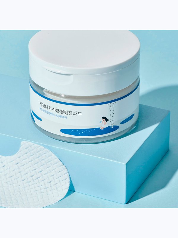 Успокаивающие пэды с берёзовым соком Round Lab Birch Juice Moisturizing Pad, 80шт
