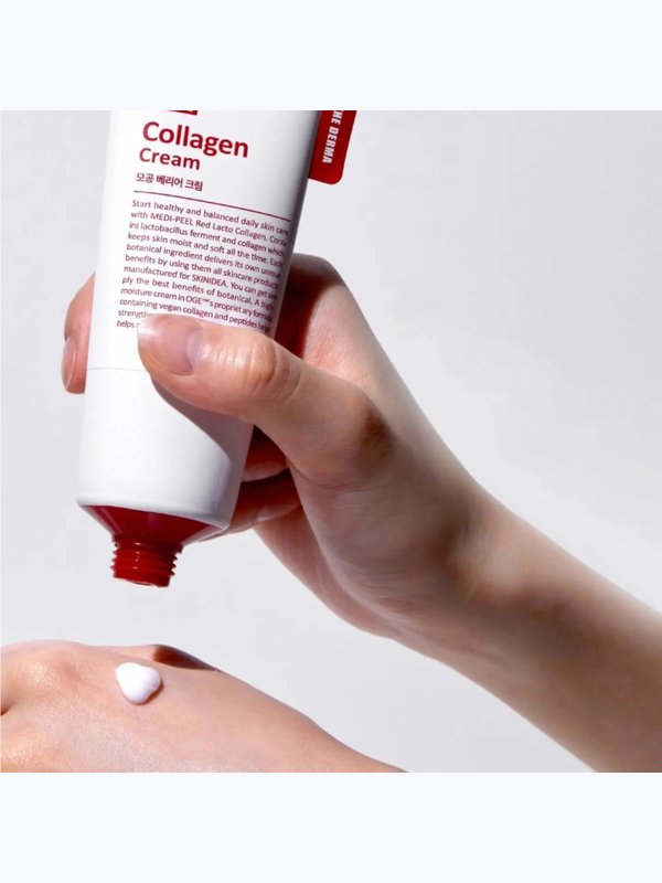 Пробиотический крем с коллагеном MEDIPEEL⁺ Red Lacto Collagen Barrier Cream (80g)