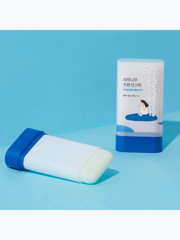 Солнцезащитный стик с березовым соком Round Lab Birch Juice Moisturizing Sun Stick SPF50+ PA++++