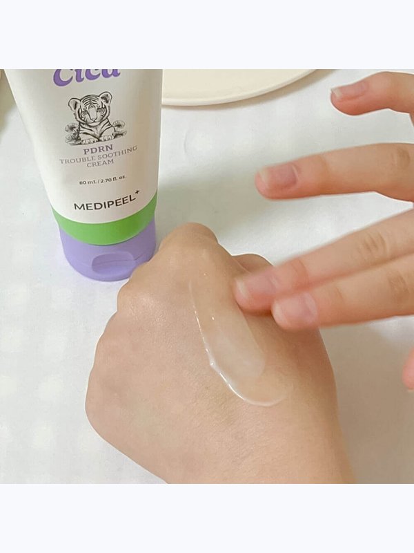 Успокаивающий крем с центеллой и ПДРН MEDIPEEL Young Cica PDRN Trouble Soothing Cream, 80мл
