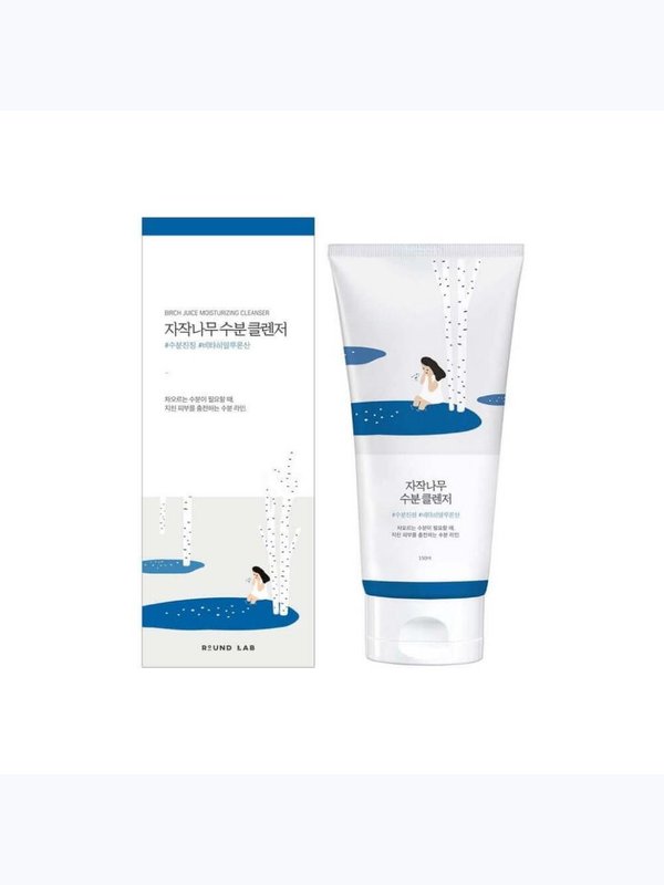 Увлажняющий гель для умывания с березовым соком Round Lab Birch Juice Moisturizing Cleanser, 150мл