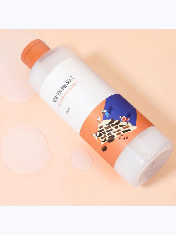 Барьерный тонер с чёрной соей и пантенолом Round Lab Soybean Panthenol Toner, 250мл