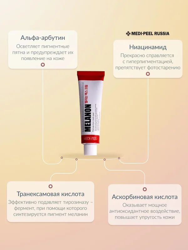 Осветляющий крем против пигментации Medi-Peel Melanon X Cream, 30мл