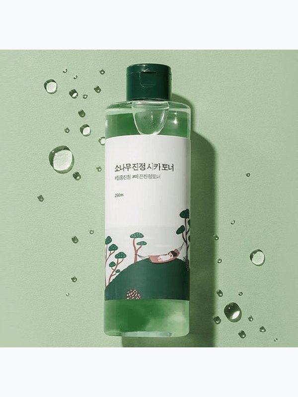 Тоник с экстрактами сосны и центеллы Round Lab Pine Calming Cica Toner, 250мл