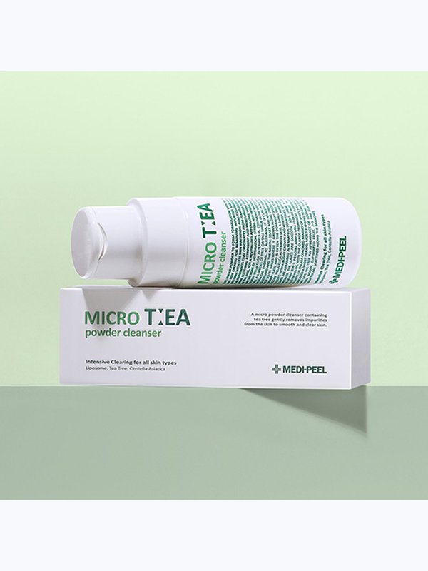 Глубоко очищающая энзимная пудра MEDIPEEL⁺ Micro Tea Powder Cleanser (70г)
