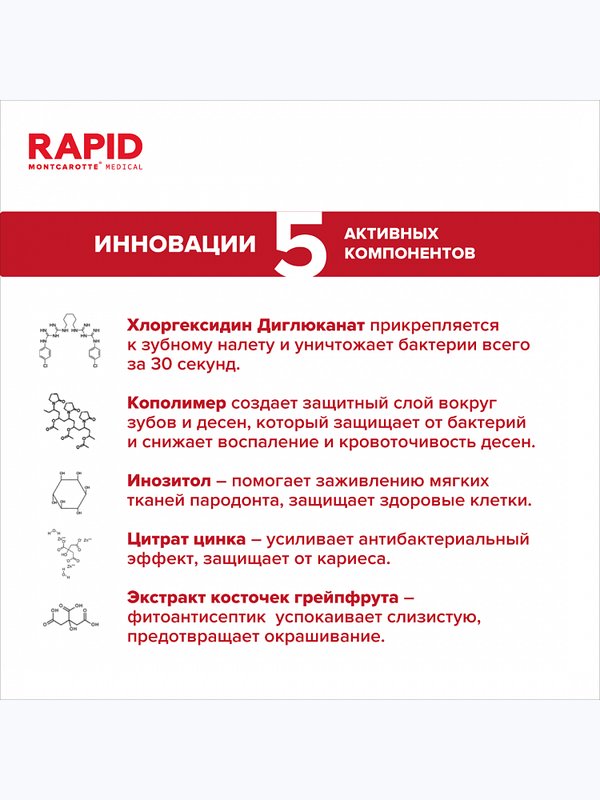 RAPID. Набор для профилактики воспалений в полости рта до и после операций