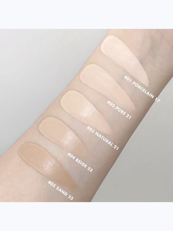 Стойкий тональный кушон с полуматовым финишем rom&nd Nu Zero Cushion SPF24 PA++  20мл