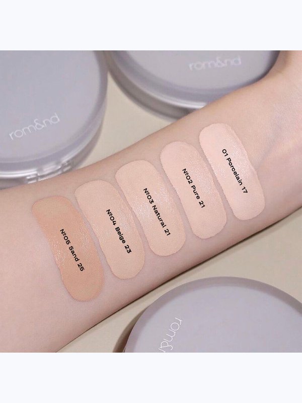 Рефил для стойкого тонального кушона с полуматовым финишем rom&nd Nu Zero Cushion SPF24 PA++ Refill