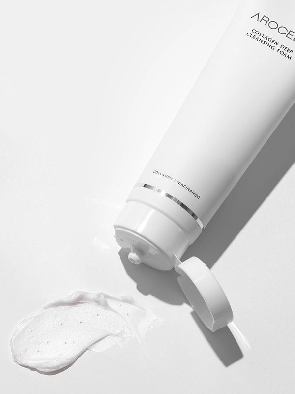 Коллагеновая пенка для глубокого очищения AROCELL Collagen Deep Cleansing Foam 120мл