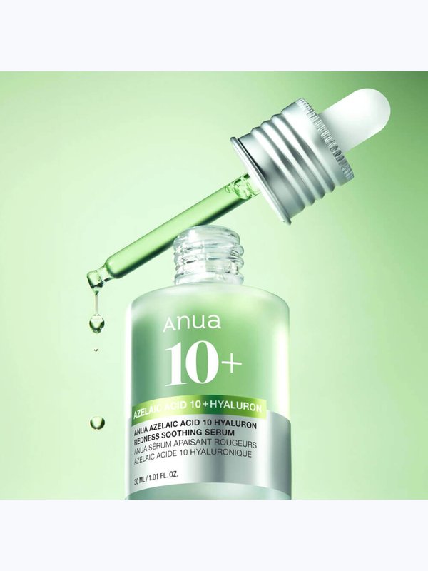 Сыворотка с азелаиновой кислотой Anua Azelaic Acid 10 Hyaluron Redness Soothing Serum 30мл