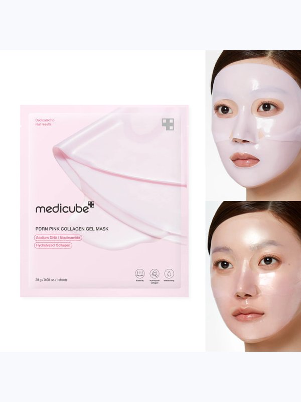 Гидрогелевая маска с ПДРН и коллагеном Мedicube PDRN Pink Collagen Gel Mask 28г
