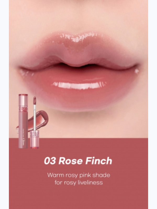 Блеск для губ Rom&nd Glasting Color Gloss 03 Rose Finch 4г