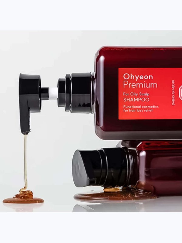 Укрепляющий шампунь для жирных волос Daeng Gi Meo Ri Ohyeon Premium For Oily Scalp Shampoo 500мл
