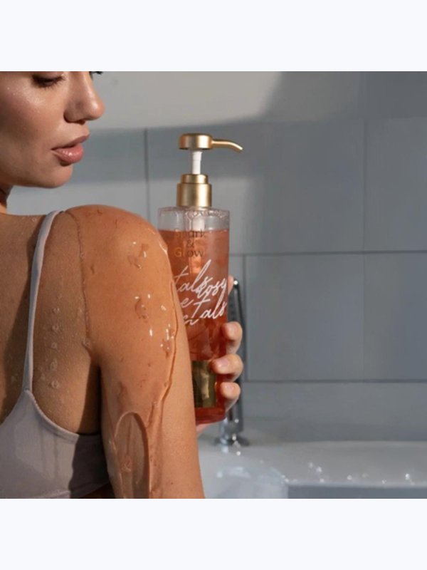 Гель для душа с лепестками розы Spark&Glow Rose petal shower gel 500мл