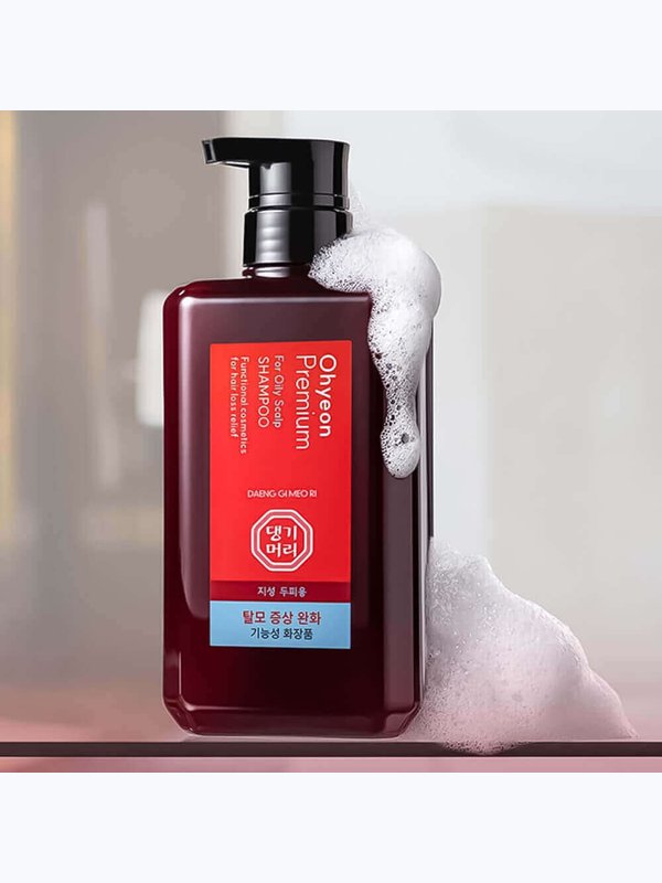 Укрепляющий шампунь для жирных волос Daeng Gi Meo Ri Ohyeon Premium For Oily Scalp Shampoo 500мл