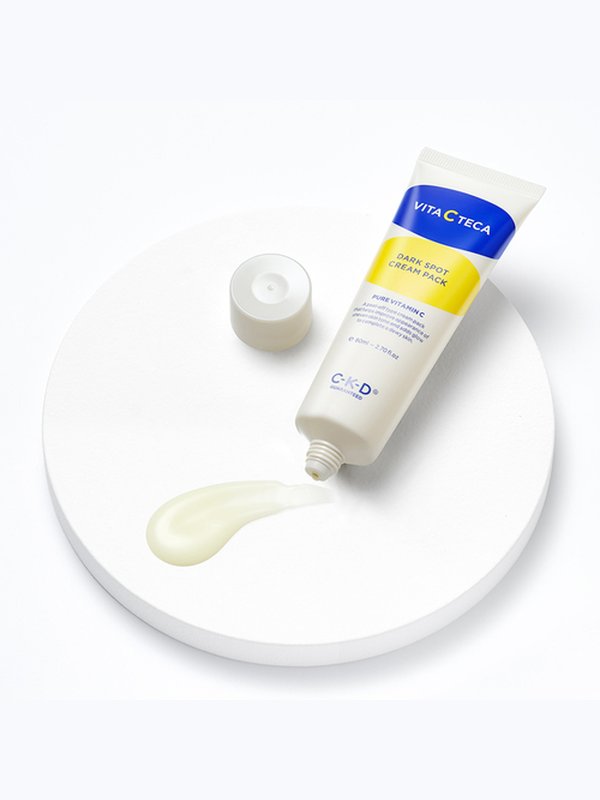Набор с осветляющей маской-плёнкой и кистью CKD Vita C Teca Dark Spot Cream Pack 80мл