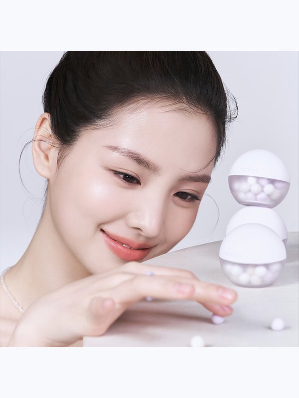 Метеориты мерцающая пудра-вуаль в шариках оттенок Rom&nd 01 Gleamy Veil Sheer Powder Pearl