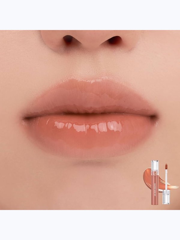 Глянцевый тинт с эффектом стеклянных губ Rom&Nd Glasting Water Tint 15 Nudy Sundown 4г