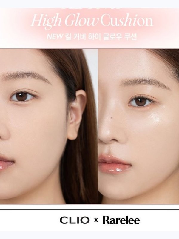 Кушон с плотным покрытием и сияющим финишем CLIO HIGH GLOW CUSHION с запасным блоком