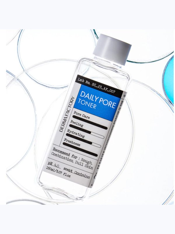 Тонер с кислотами для очищения пор Derma Factory  Daily pore toner 150мл