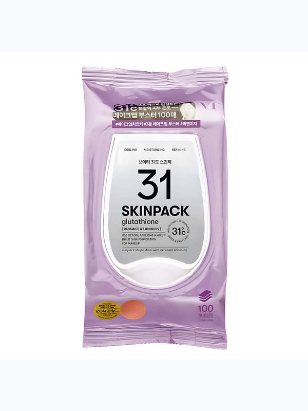 Тонер-пэды для подготовки кожи к макияжу VT Cosmetics 31 Skin Pack 100шт