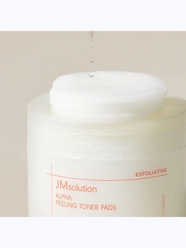 Тонер-пэды с альфа-гидроксикислотами для сияния кожи JMsolution Alpha Peeling Toner Pads 80шт