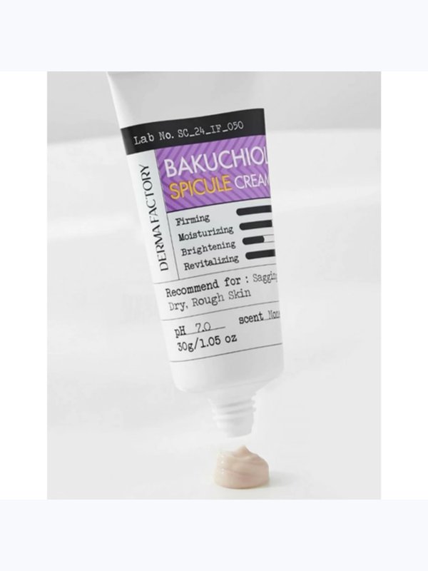 Крем антивозрастной с 1% бакучиола и спикулами Derma Factory Bakuchiol spicule cream 30мл