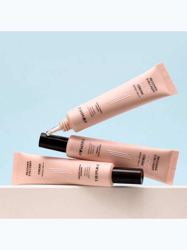 Многофункциональный тональный крем с пептидами Trimay Re:cover 3-in-1 Pept CCC Cream SPF50+ Medium