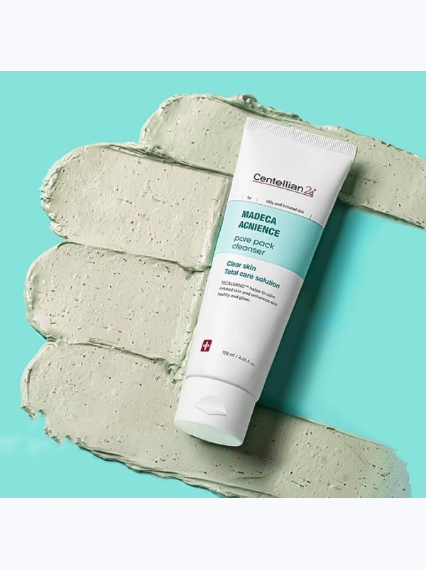 Глиняная маска-пенка для очищения пор Centellian24 Madeca Acnience Pore Pack Cleanser 120мл