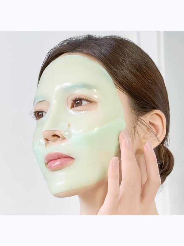 Осветляющая гидрогелевая маска для лица Luvum Green Citrus Vitamin C Gel Mask Plus 33г