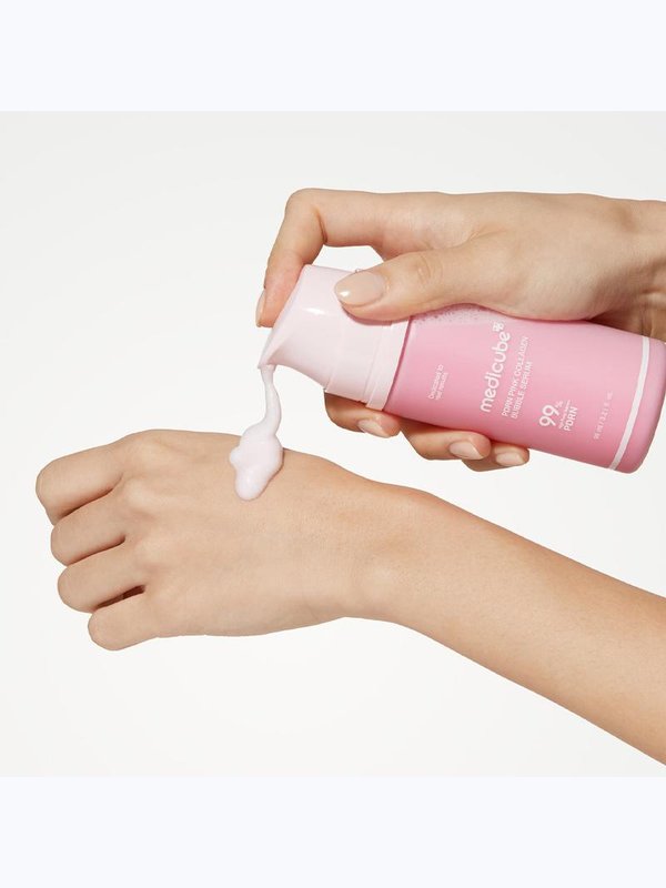Пузырьковая сыворотка с коллагеном и ПДРН medicube PDRN Pink Collagen Bubble Serum 95мл