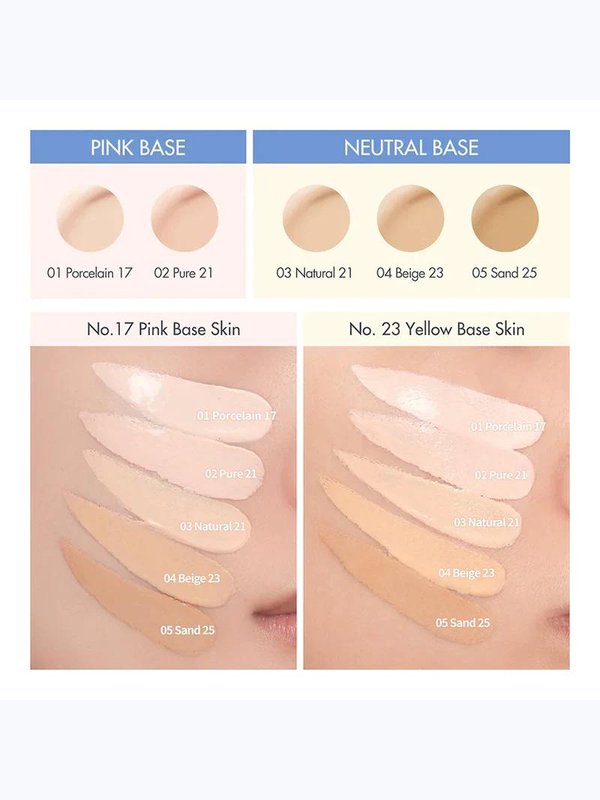 Лёгкий увлажняющий кушон rom&nd Bare Water Cushion SPF38 PA++++ 20мл