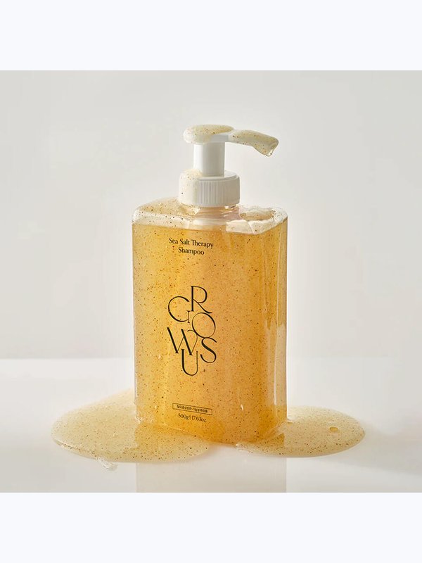 Отшелушивающий шампунь с морской солью GROWUS Sea Salt Therapy Shampoo 500мл