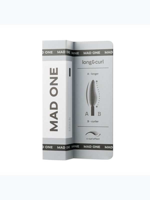 Тушь для ресниц двусторонняя (черная) MAD ONE Double-ended Mascara 9мл