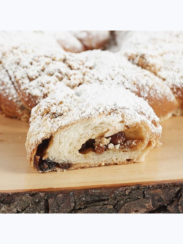 Klasiskais kliņģeris ar žāvētu augļu pildījumu un drumstalām (9,99 Eur/Kg)