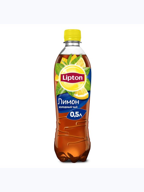 чай липтон зеленый, лимон в бутылке 0,5л