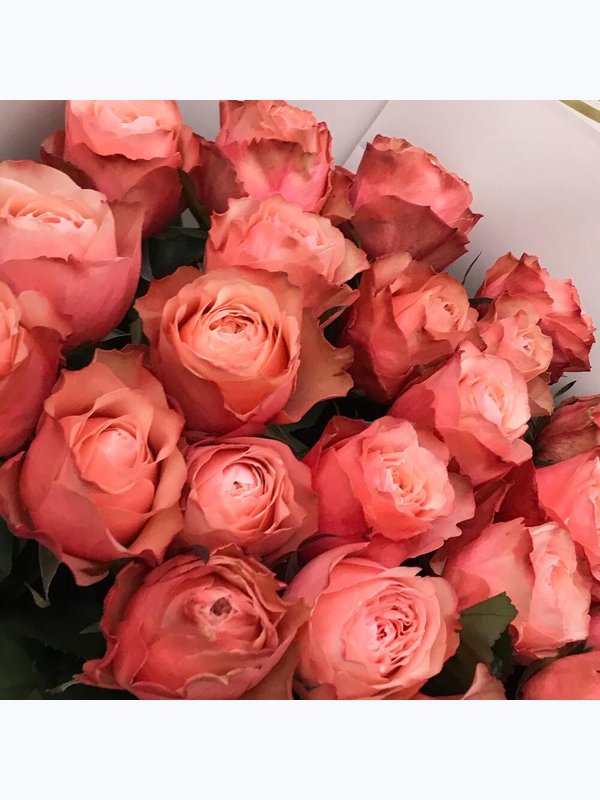 Букет кофейных роз