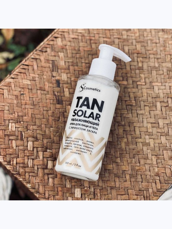 КРЕМ УВЛАЖНЯЮЩИЙ С ЭФФЕКТОМ ЗАГАРА TAN SOLAR