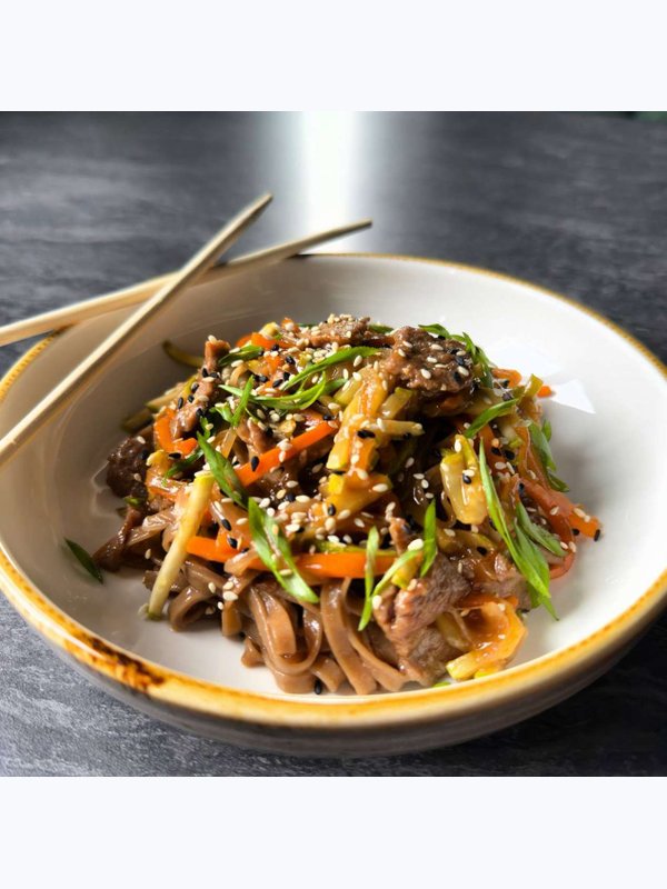 Wok c телятиной